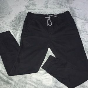Black joggers
